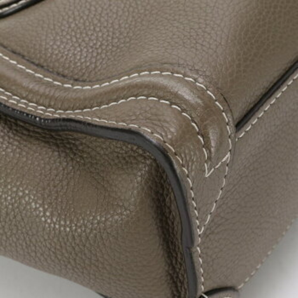 Celine Luggage Shopper leather handbag tote bag shoulder MME - Picture 10 of 14